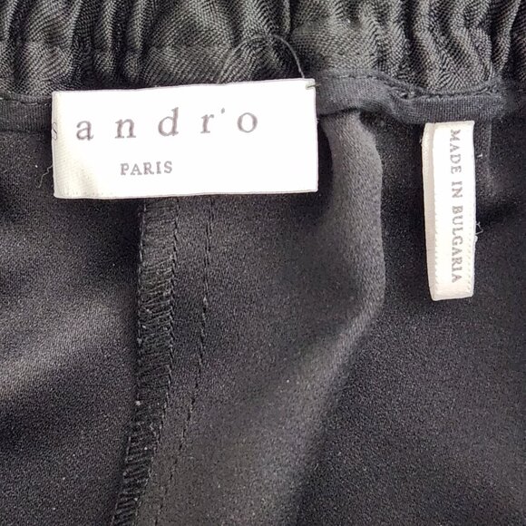 Sandro Paris Patricia Stripe Track Pull on Pants Women's Size 42 (Size 10 US) - Picture 6 of 10